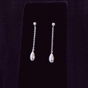 925 JCM Drop Sterling Earrings Classic Design Jacmel Quality Dangle